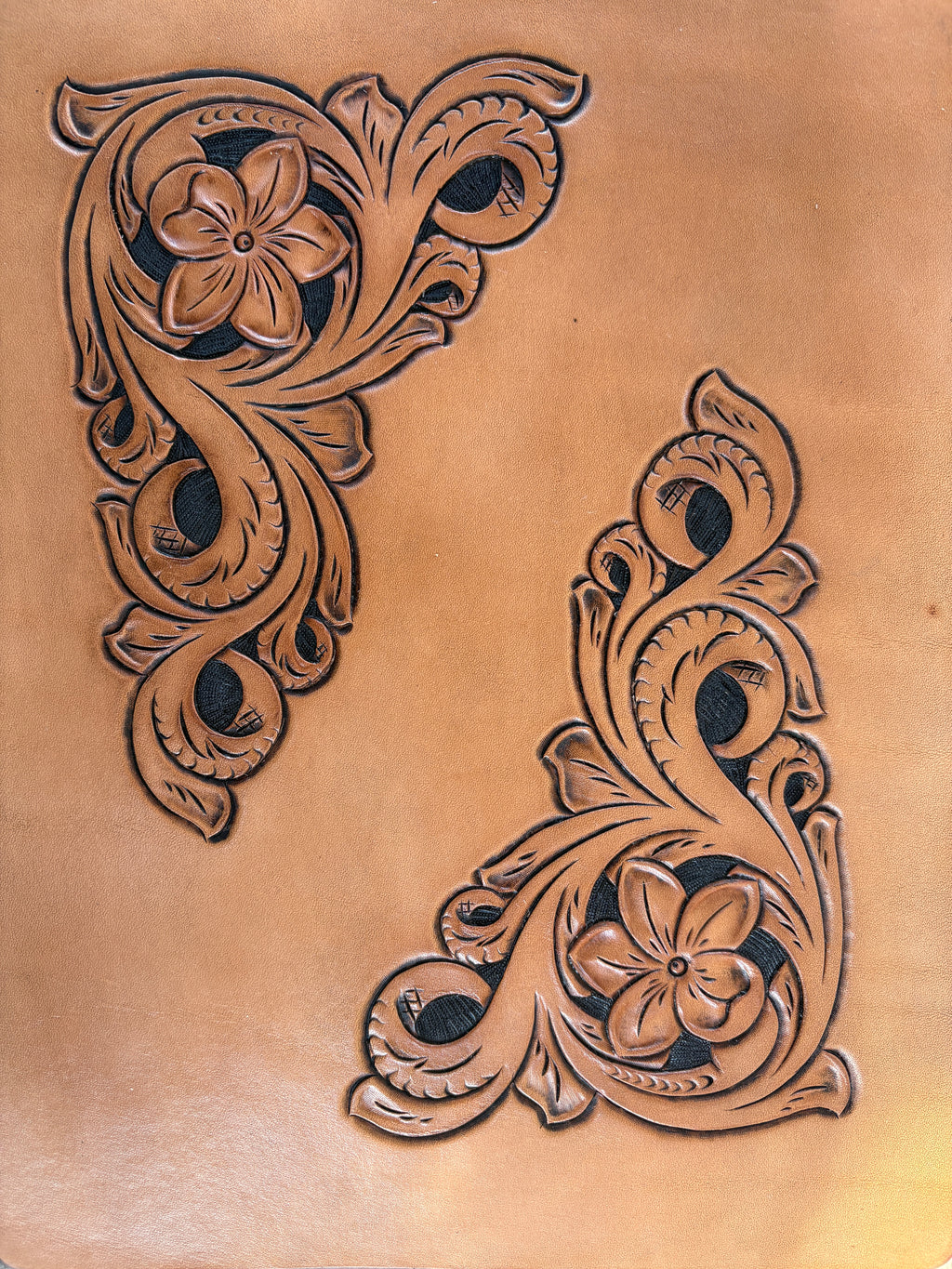 Floral Corner #1 Tooling Pattern