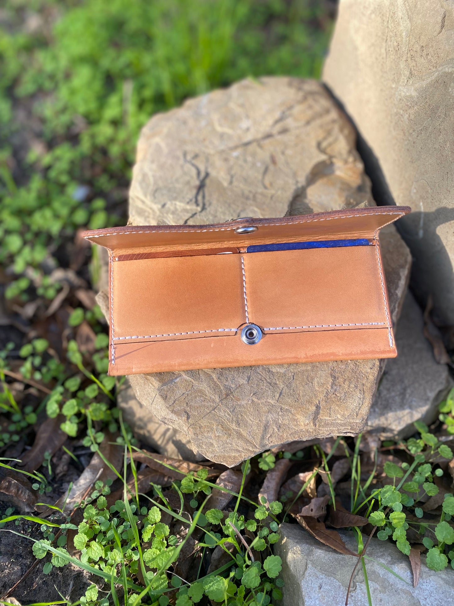 Natural Ladies Clutch Wallet